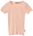Wheat T-shirt - Rib - Katie - Rose Cloud