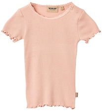 Wheat T-shirt - Rib - Katie - Rose Cloud