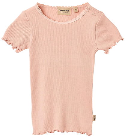 Wheat T-shirt - Rib - Katie - Rose Cloud