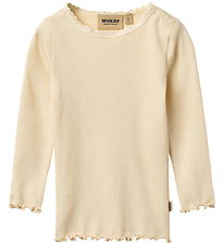 Wheat T-shirt - Rib - Reese - Barely apricot