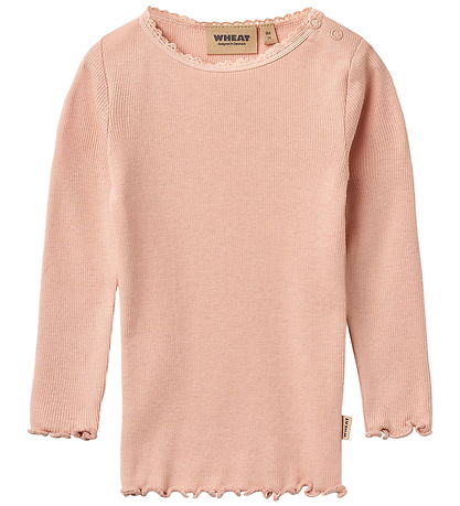 Wheat Bluse - Rib - Reese - Rose Cloud