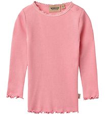 Wheat Bluse - Rib - T-shirt - Reese - Bubblegum