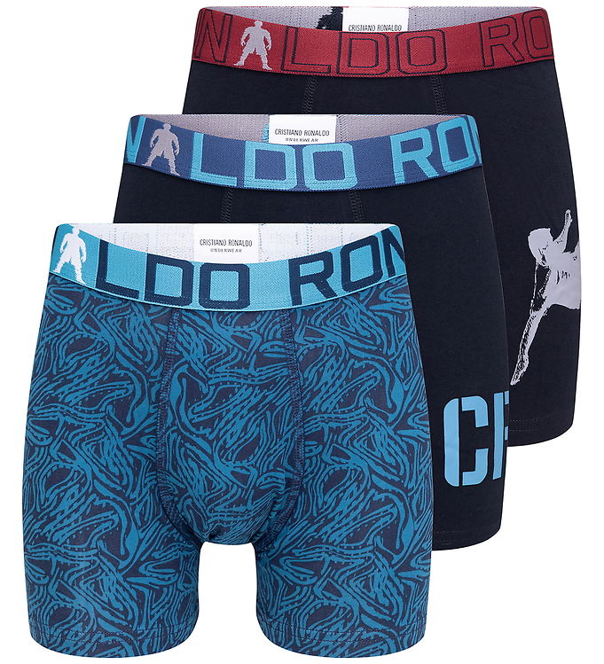 CR7 Boxershorts - 3-pak - Sort/Blå