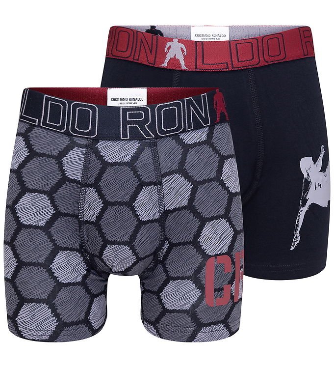 CR7 Boxershorts - 2-pak - Sort/Grå