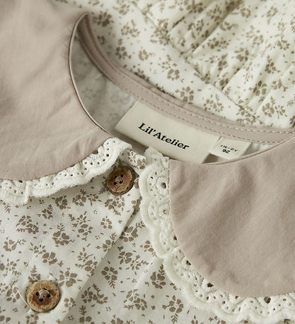 Lil Atelier Skjorte - Loose - NmfFjola - Coconut Milk