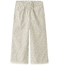 Lil Atelier Bukser - Wide - NmfFjola - Coconut Milk