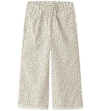 Lil Atelier Bukser - Wide - NmfFjola - Coconut Milk