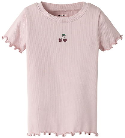 Name It Bluse - Rib - Slim - NmfFrederika - Violet Ice