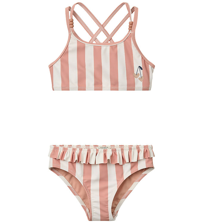 Liewood Bikini - UV40+ - Belle - Coral Blush/Creme de la Creme