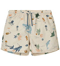 Liewood Badeshorts - UV40+ - Aiden - Sea Creature/Sandy