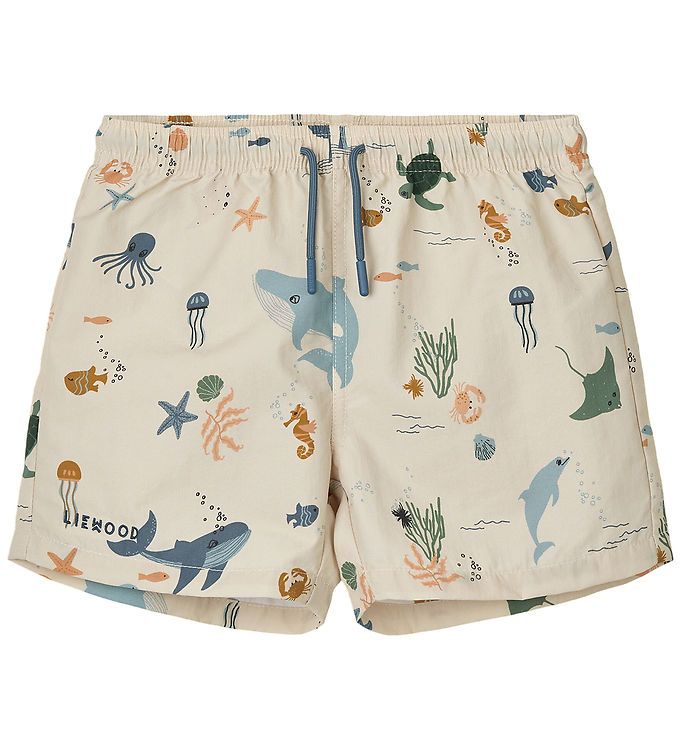 Liewood Badeshorts - Aiden - UV40+ - Sea Creature/Sandy