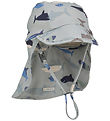 Liewood Badehat - UV40+ - Cecilia - Shark/Dove Blue