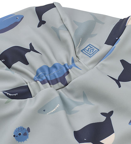 Liewood Badehat - UV40+ - Cecilia - Shark/Dove Blue