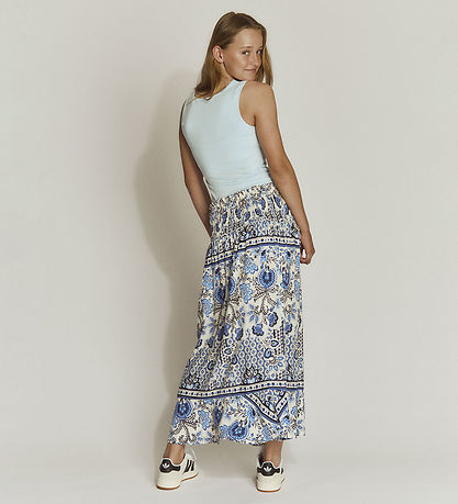 Rosemunde Nederdel - Elif - Blue Boho Print