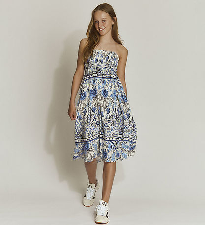 Rosemunde Nederdel - Elif - Blue Boho Print