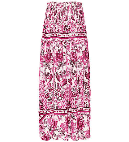 Rosemunde Nederdel - Elif - Pink Boho Print