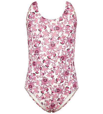 Rosemunde Badedragt - Shiitake - Pink Boho Print