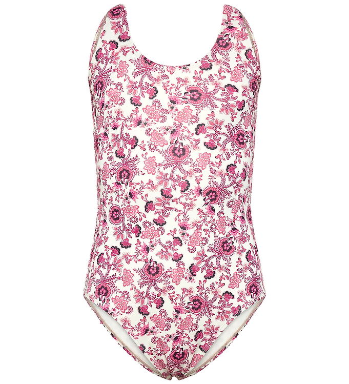 Rosemunde Badedragt - Shiitake - Pink Boho Print