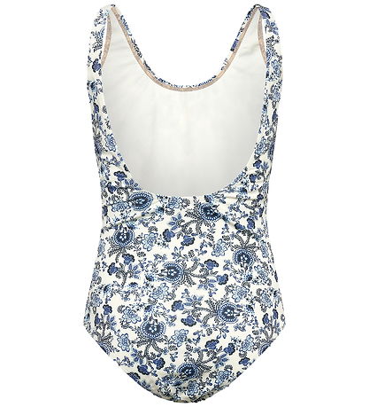 Rosemunde Badedragt - Shiitake - Blue Boho Print