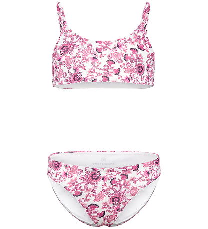 Rosemunde Bikini - Shiitake - Rosa Boho Tryck