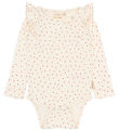 Petit Piao Body l/æ - PPSonja - Eggnog Heart AOP