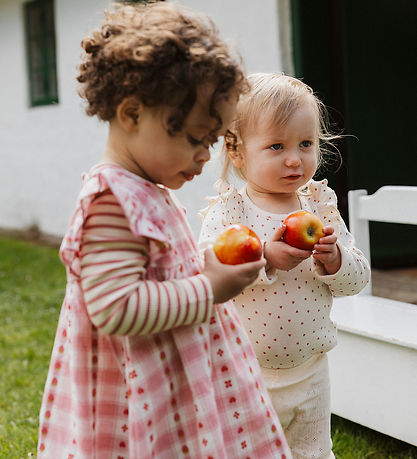 Petit Piao Body l/æ - PPSonja - Eggnog Heart AOP