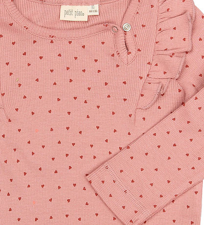 Petit Piao Kjole - PPSonja - Dusty Rose Heart AOP