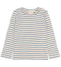 Petit Piao Bluse - Rib - PPSky - Infinity Striped