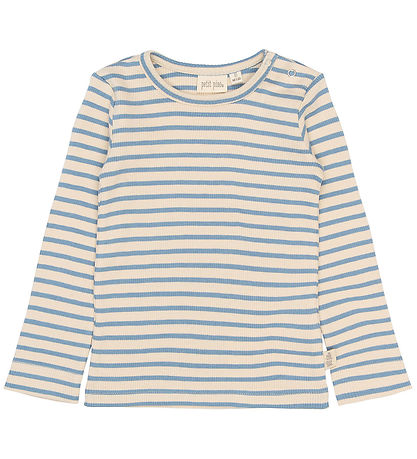 Petit Piao Bluse - Rib - PPSky - Infinity Striped