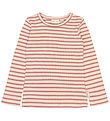 Petit Piao Bluse - Rib - PPSky - Dusty Rose Striped