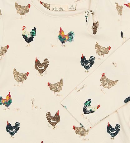 Petit Piao Body l/æ - PPStar - Eggnog Rooster AOP