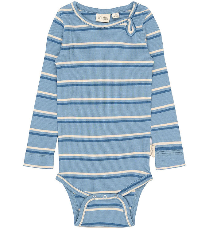 Petit Piao Body l/æ - Rib/Modal - PPElis - Infinity Striped billede