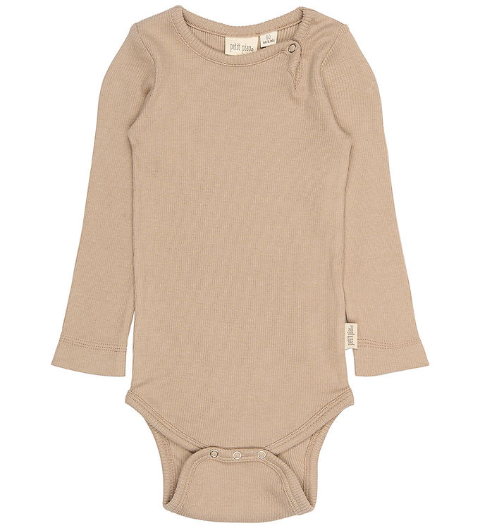 Petit Piao Body l/æ - Rib/Modal - PPStone - Ginger snap