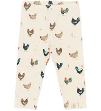 Petit Piao Leggings - PPStar - Eggnog Rooster AOP