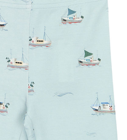 Petit Piao Leggings - PPStar - Illusion Blue Boat AOP