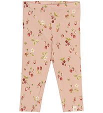 Petit Piao Leggings - PPStar - Misty Rose Strawberry AOP