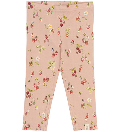 Petit Piao Leggings - PPStar - Misty Rose Strawberry AOP