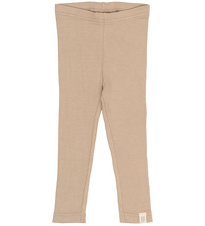 Petit Piao Leggings - Rib - PPStone - Ginger snap