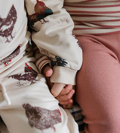 Petit Piao Leggings - Rib - PPSea - Dusty Rose