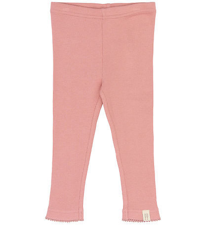 Petit Piao Leggings - Rib - PPSea - Dusty Rose