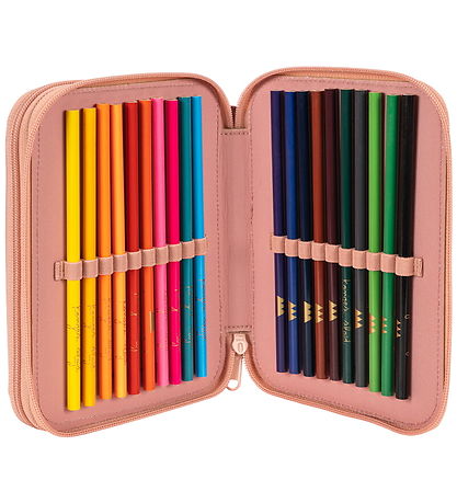 Konges Sløjd Penalhus m. Indhold - Clover - Rosette