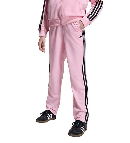 adidas Originals Bukser - Firebird TP - Ltpink/Black