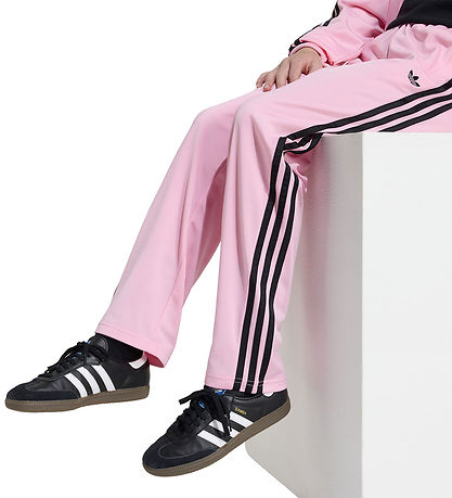 adidas Originals Bukser - Firebird TP - Ltpink/Black