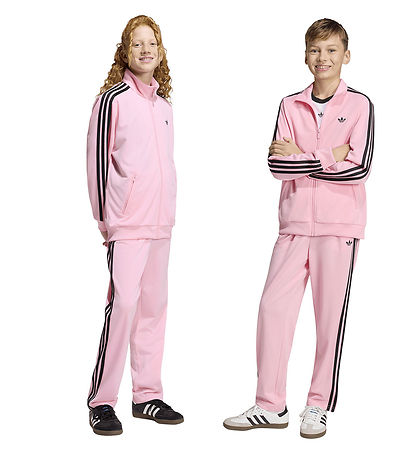 adidas Originals Bukser - Firebird TP - Ltpink/Black