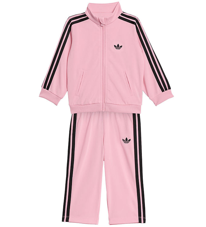 adidas Originals Træningssæt - Firebird TS - Ltpink/Black