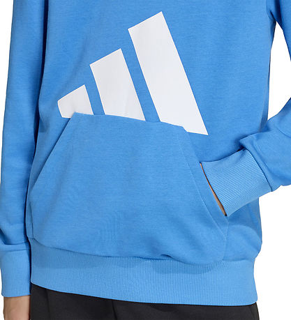 adidas Performance Hættetrøje - J BL FT - Rayblu/White