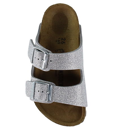 Birkenstock Sandaler - Arizona - Shiny Glitter Silver