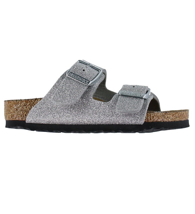 Birkenstock Sandaler - Arizona - Shiny Glitter Silver