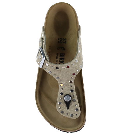 Birkenstock Sandaler - Gizeh Rivet Leve  Taupe