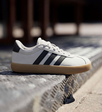 adidas Performance Sko - VL Court 3.0 K - Alumin/Cblack/Gum3